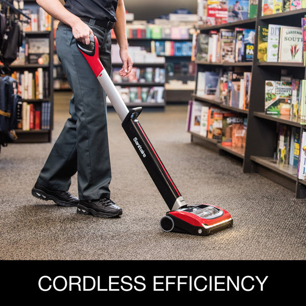 Cordless Commercial Vacuum Sanitaire Tracer SC7100 Cleaning Depot Supply
