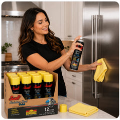 Simoniz Swell Stainless Steel Polish Aerosol Can (12-15oz Cans Per Case)