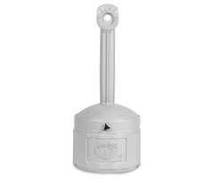 4 Gallon Plastic Outdoor Ashtray Gray