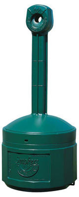 4 Gallon Plastic Outdoor Ashtray Forest Green