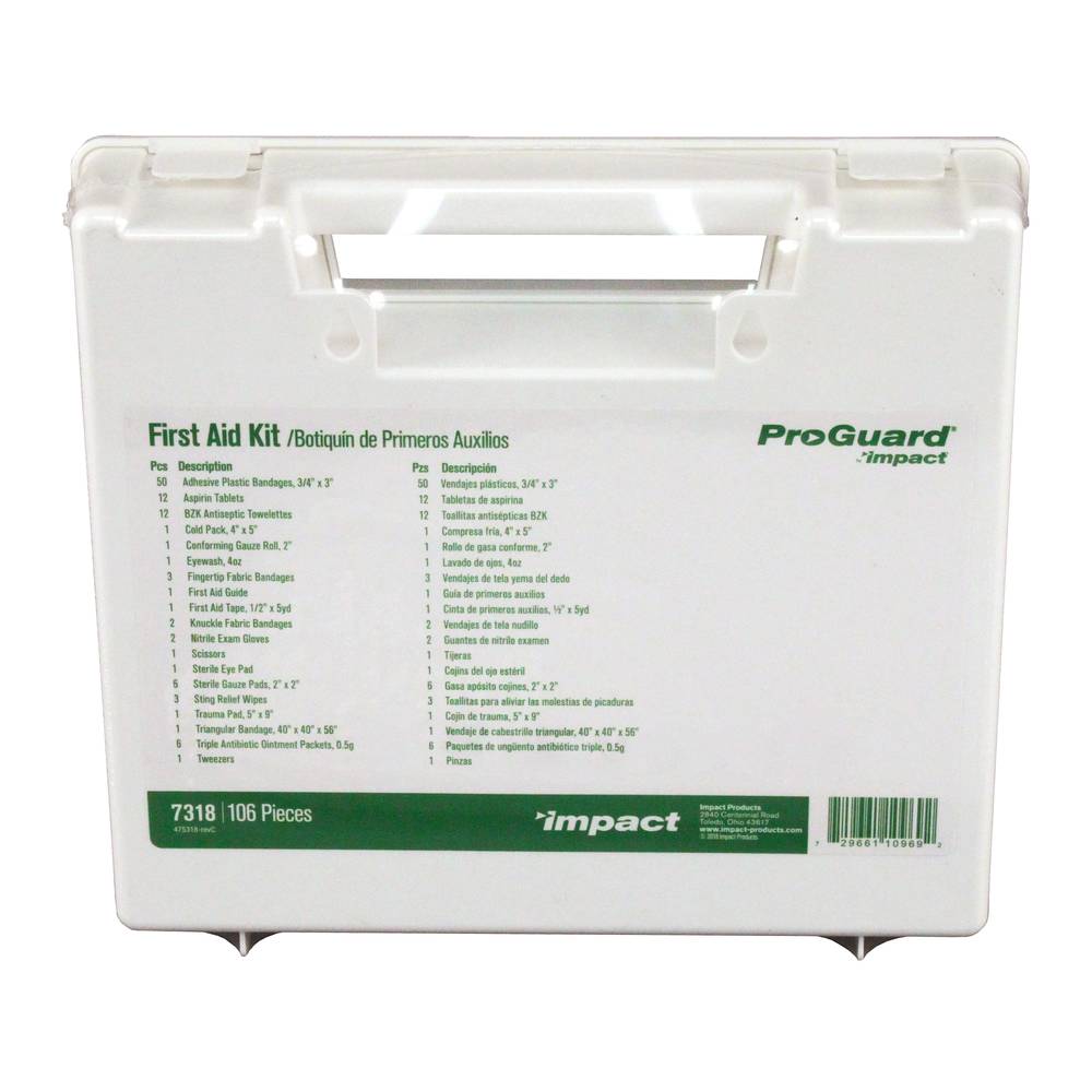 FIRST AID KIT 25 PERSON Cleaning Depot Supply