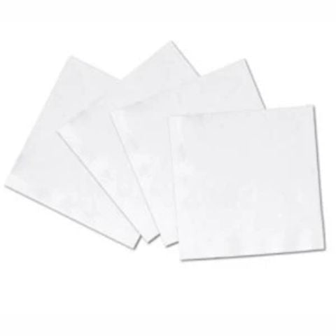 V FOLD NAPKIN WHITE 1-ply Square Beverage Napkins