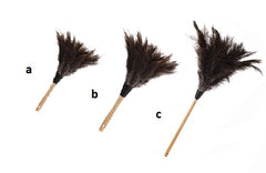 OSTRICH FEATHER DUSTERS 3 CHOSE FROM DIFFERENT SIZES